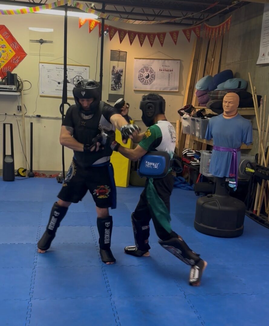 kung fu sparring